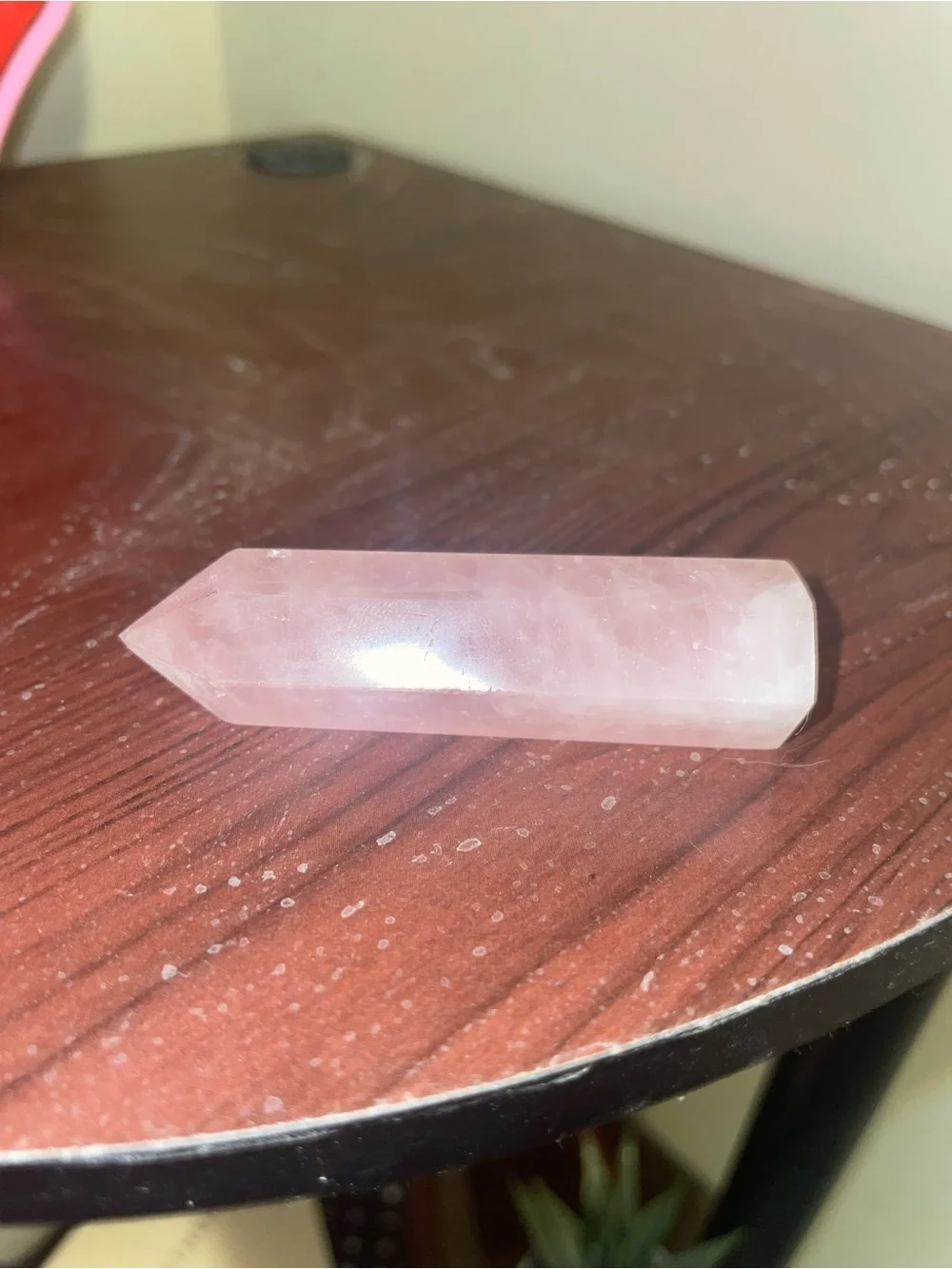 Rose Quartz Point Tower - Pink Crystal Standing Obelisk